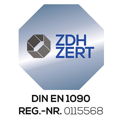 Zertifizierungszeichen 2019 DIN 1090